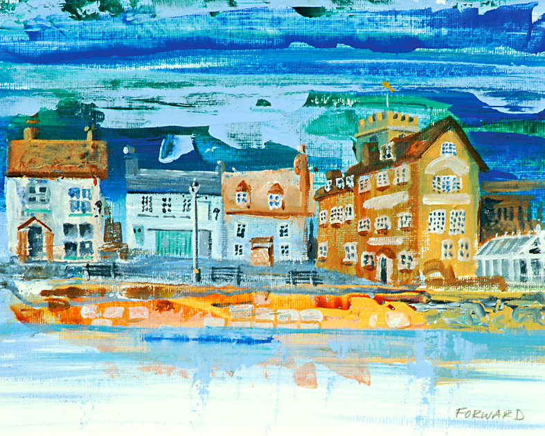 shaun forward painting 'Wareham Quay one'