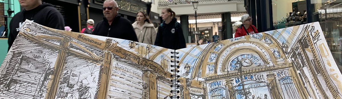Bournemouth Arcade sketched