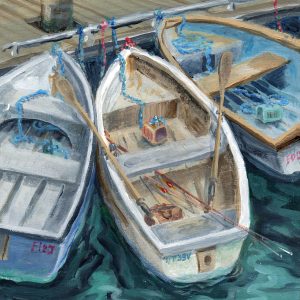 Going Fishing oil painting by Shaun Forward