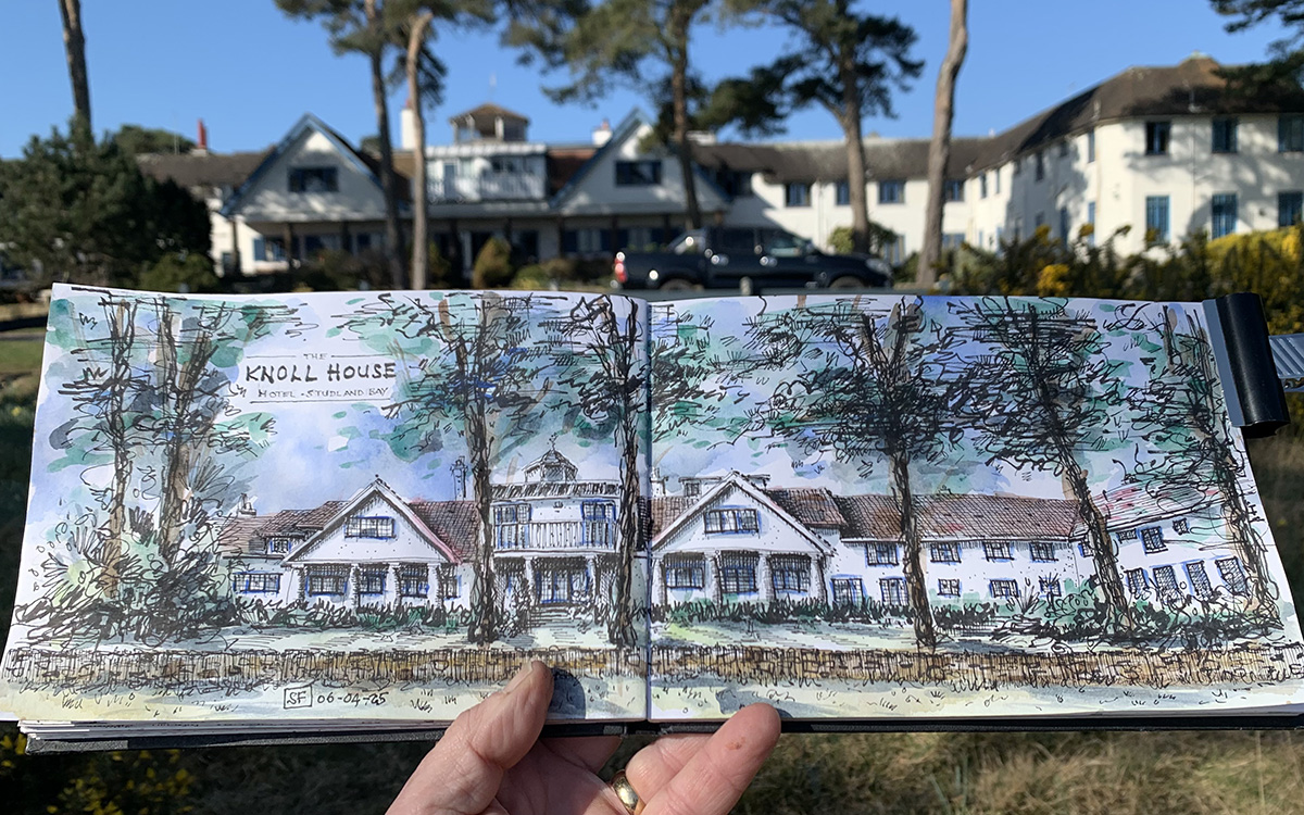 Knoll House sketche