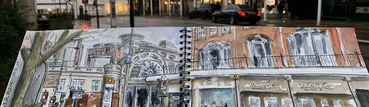 Westover Road sketched