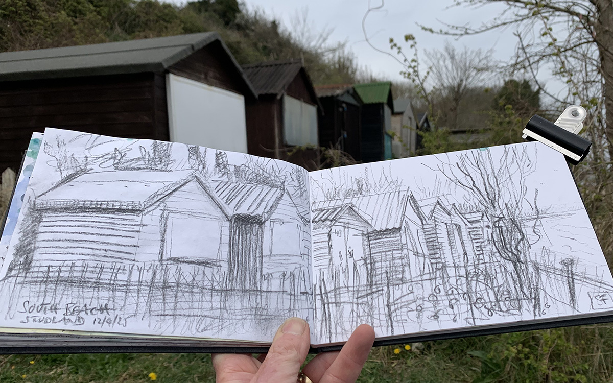 studland beach huts