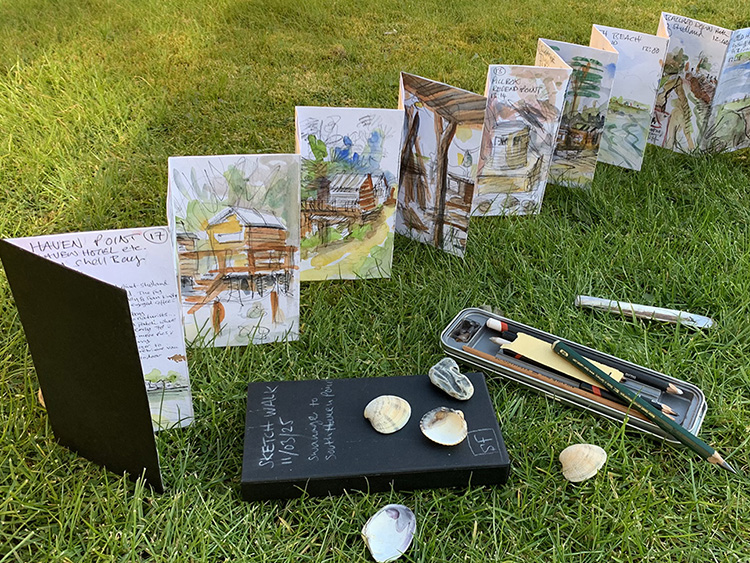 Concertina sketchbooking workshop
