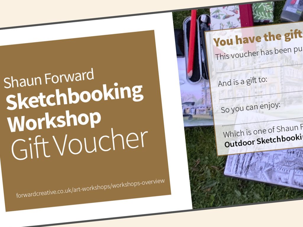 Sketchbooking Gift Voucher blog image