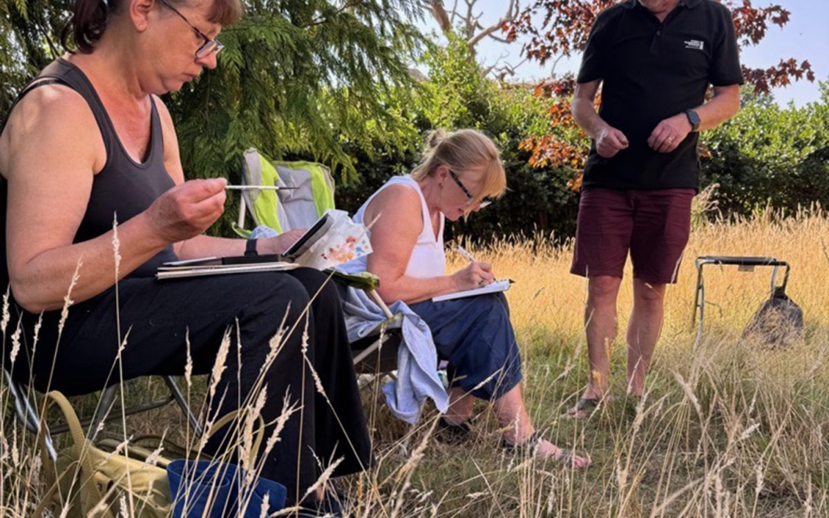 Pamphill Sketch Workshop with Shaun Forward Artist 12-08-25