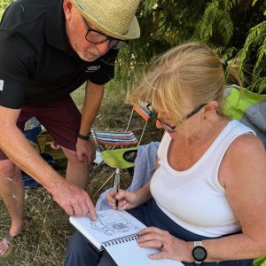 Pamphill Sketch Workshop with Shaun Forward Artist 12-08-25