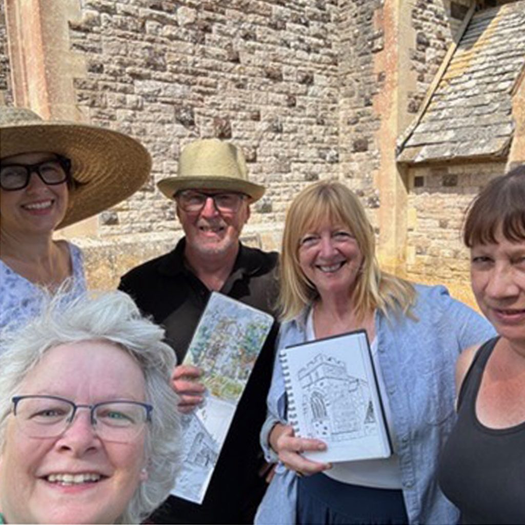 Pamphill Sketch Workshop with Shaun Forward Artist 12-08-25