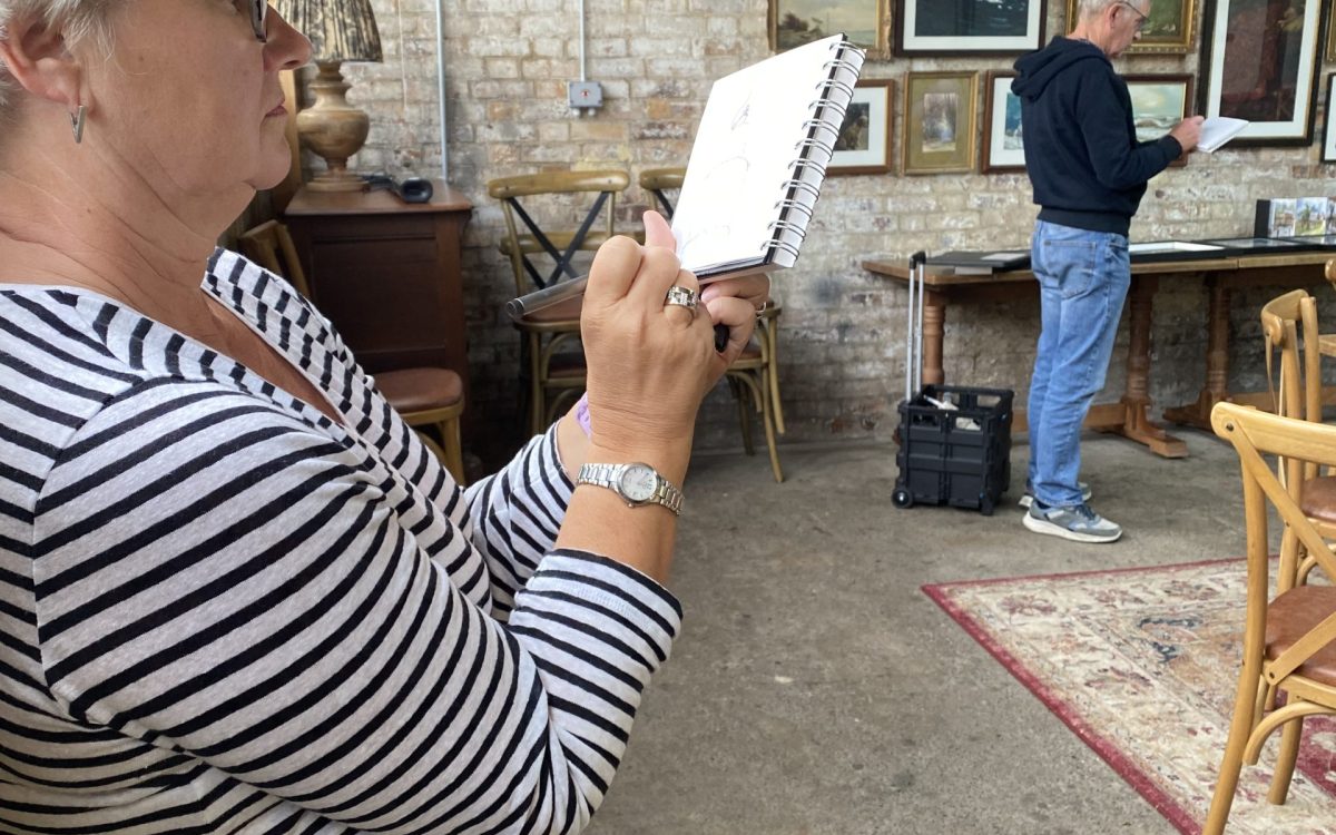 Shaun Forward's Urban Sketching Workshop at the Libertine