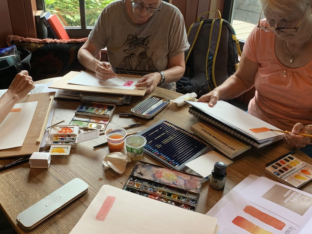 Shaun Forward's Urban Sketching Workshop at the Libertine