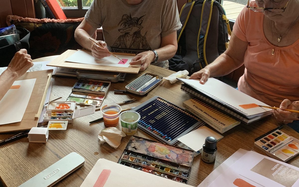 Shaun Forward's Urban Sketching Workshop at the Libertine