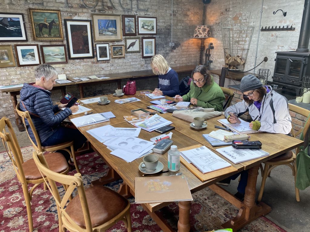 Sketching Group at the Forge