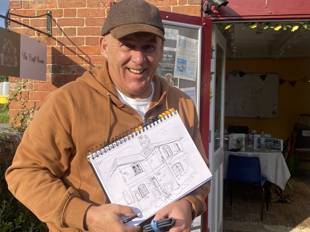 David Flood a sketching testimonial for Shaun Forward Workshops