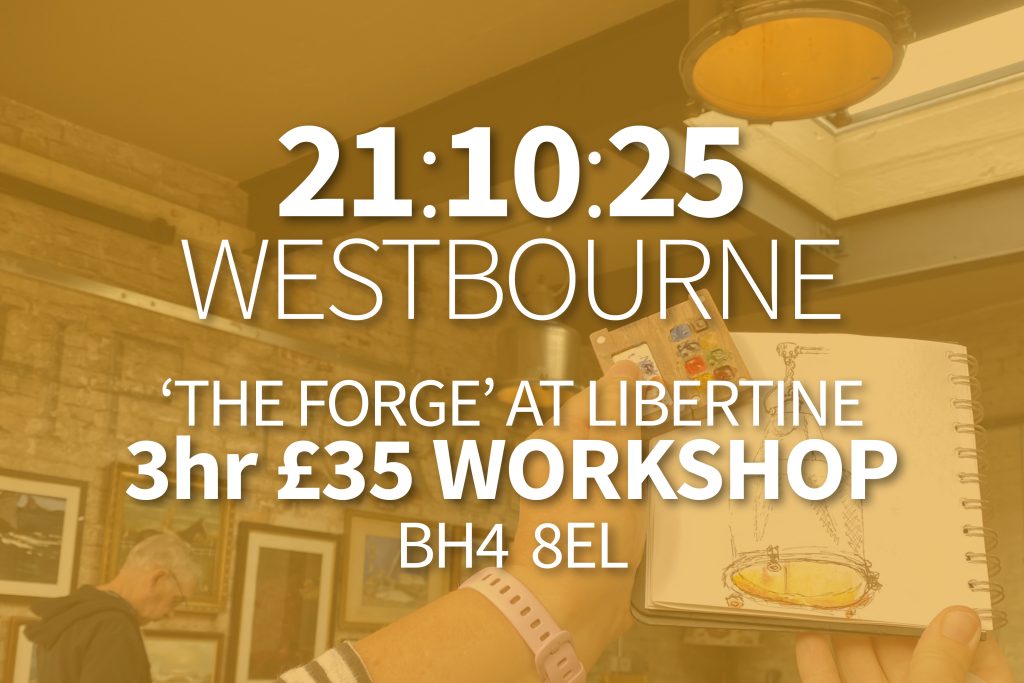 £35 sketching workshop with Shaun Forward