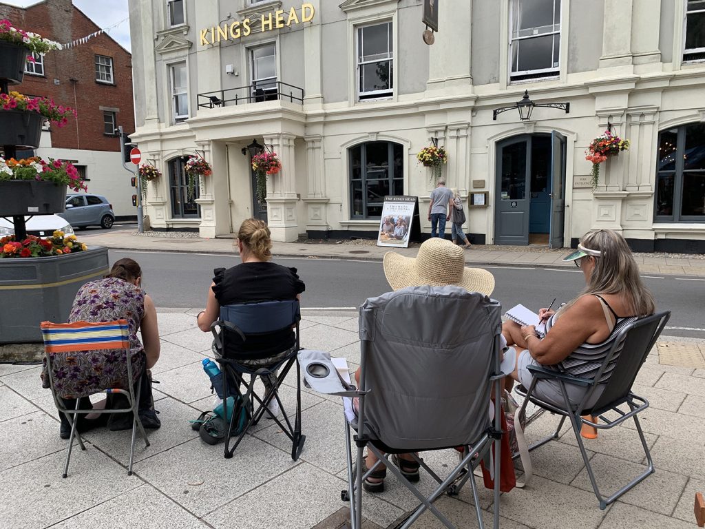 Sketching Workshop Kings Head Sketching Workshop 180725 IMG_2806 web