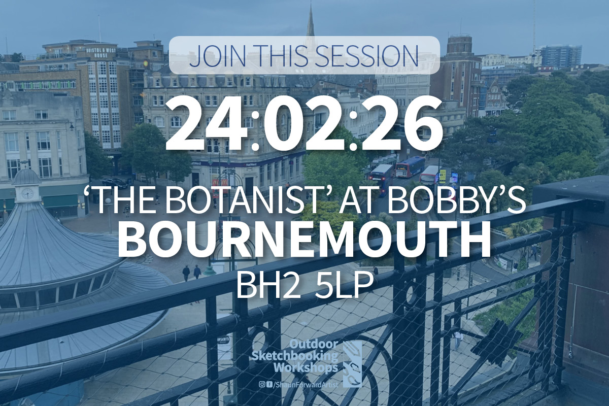 OSW Jan 2026 promo slide Botanist 240226 shaun forward sketching workshops