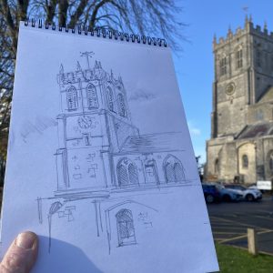 Christchurch Urban Sketch Walk 21-04-26