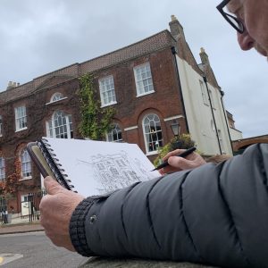 Poole Old Town Urban Sketch Walk 24-03-26