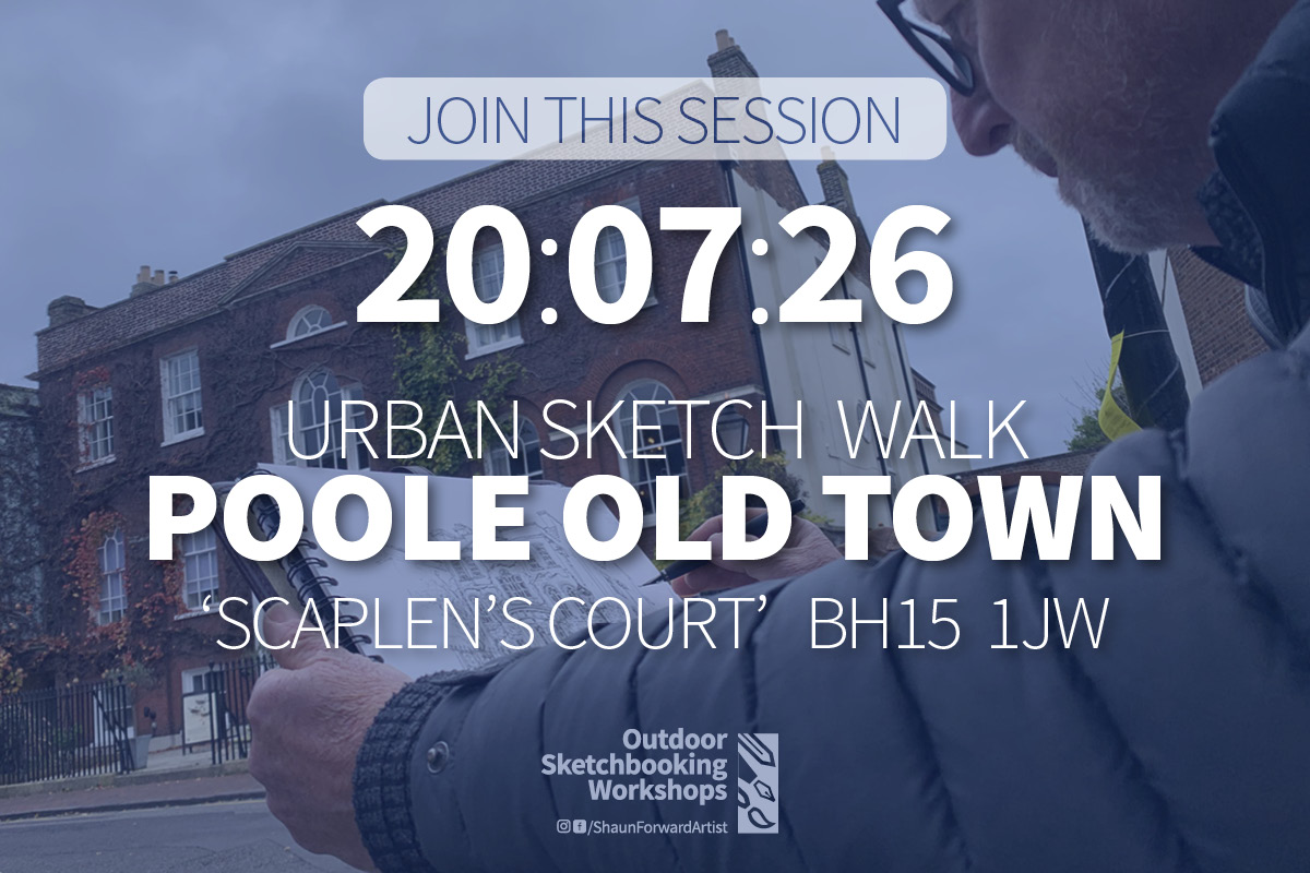 Shaun Forward Urban Sketching Workshop venue and date