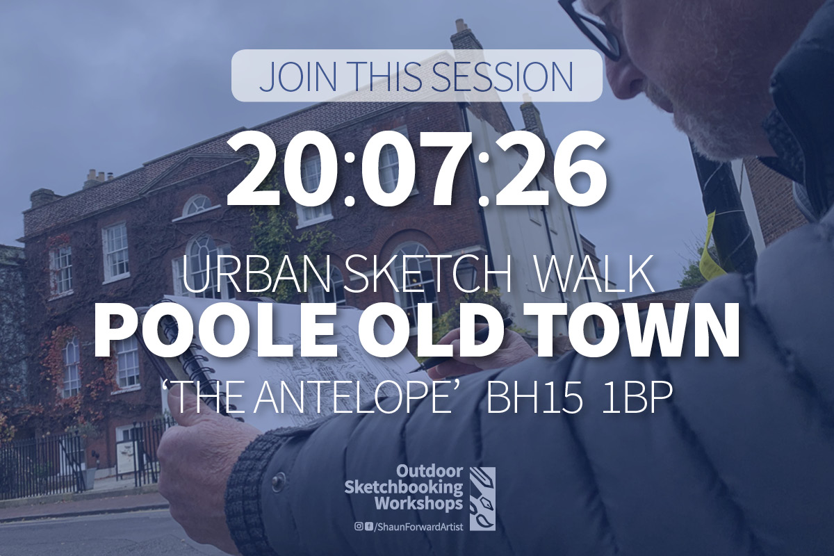 OSW promo slide5 Poole Shaun Forward Urban Sketching Workshop venue and date