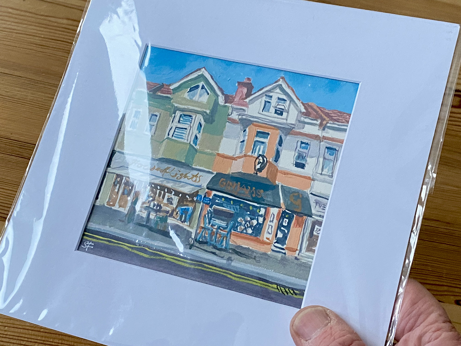 Mounted and unframed art by Shaun Forward