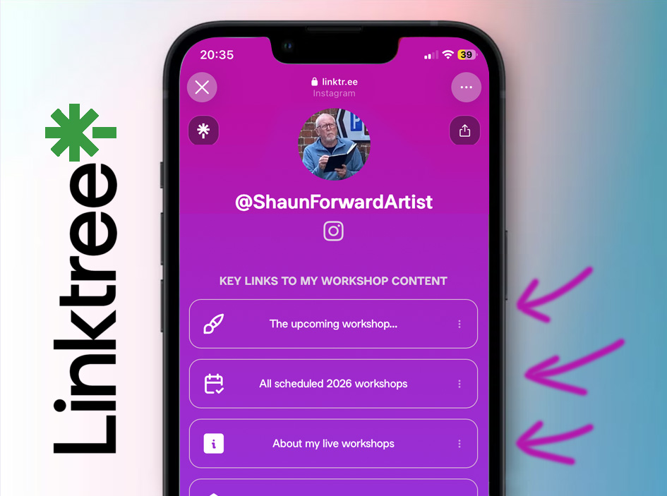 Linktree Shaun Forward Artist